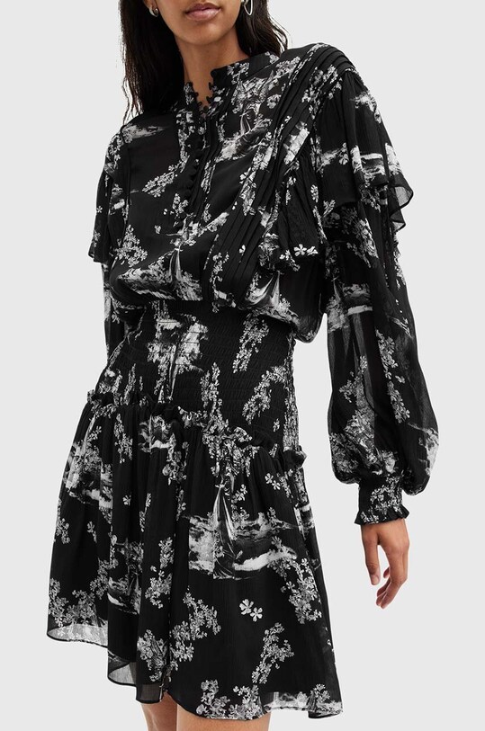 Odzież AllSaints sukienka AUBREY DRESS W038DB czarny