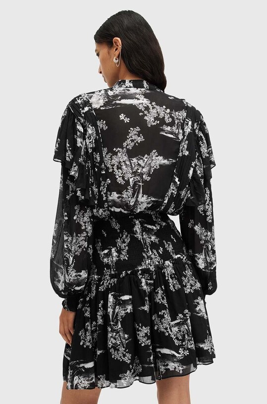 AllSaints sukienka AUBREY DRESS czarny W038DB