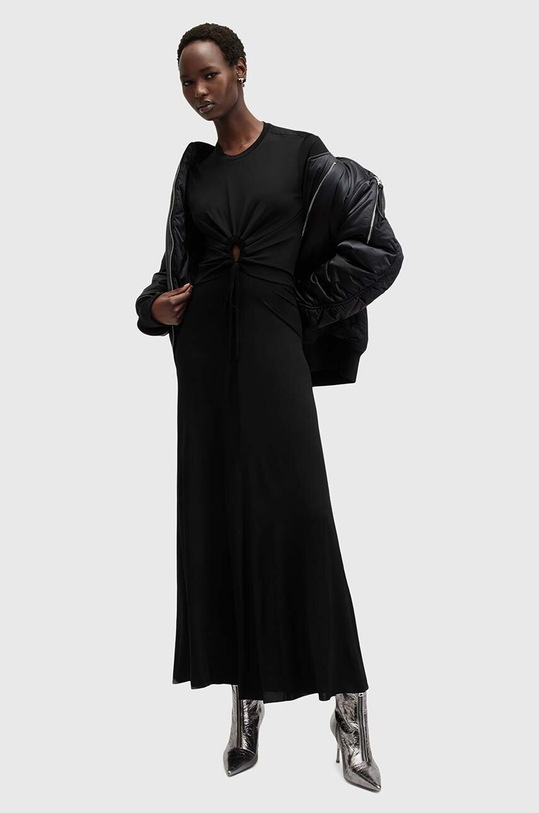 AllSaints rochie XYLIA DRESS W095DB negru
