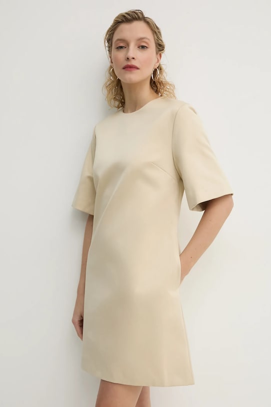 Šaty By Malene Birger HARPERZ látka béžová 102577