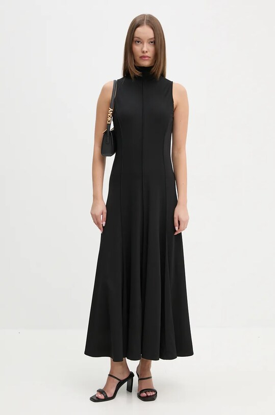 Рокля Sandro Ferrone SFS23YBEBOTTONE черен AW24