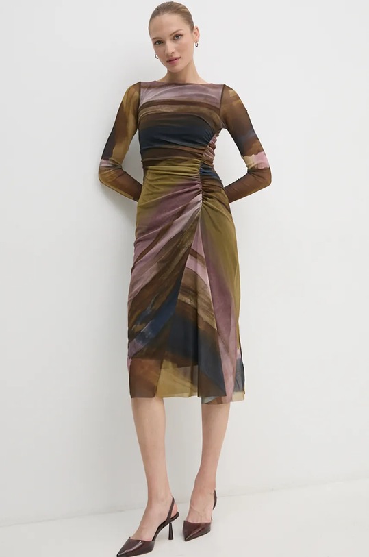 Sandro Ferrone vestito midi multicolore SFS23YBEBRAMBILLA