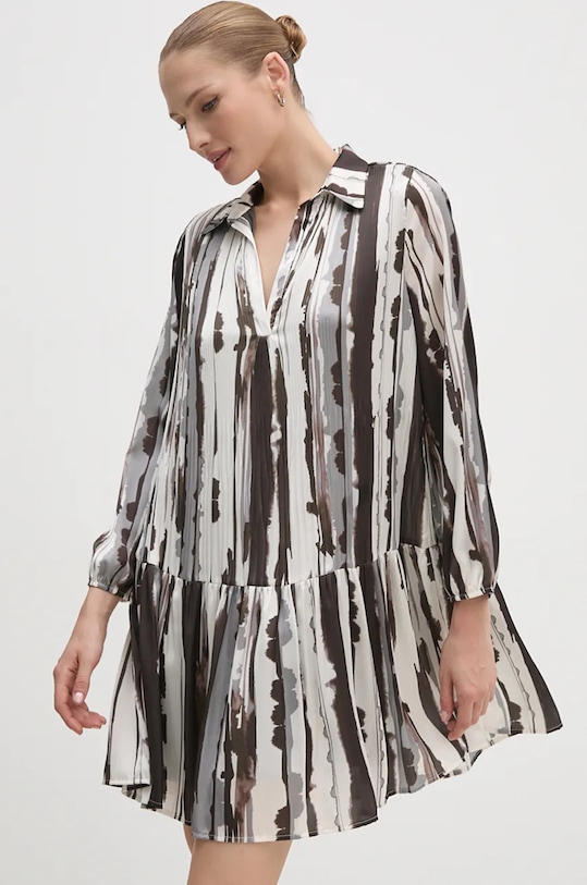 Сукня Sandro Ferrone візерунок бежевий SFS32YBEMATTIA