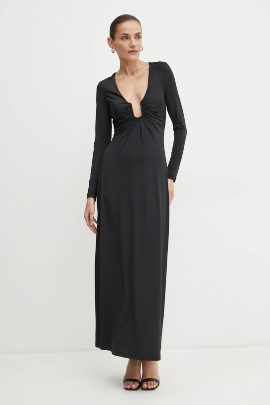 Bardot rochie REMMY maxi negru 59475DB