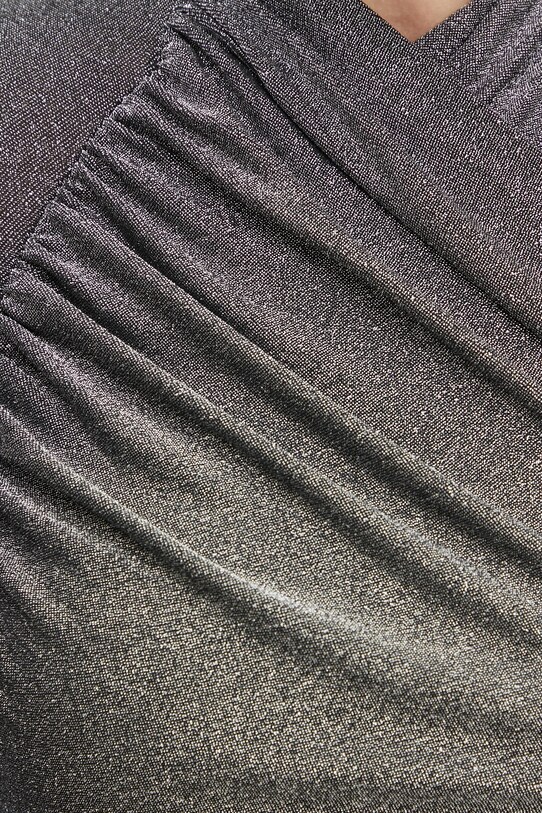 Bardot sukienka EVALINA 59534DB srebrny