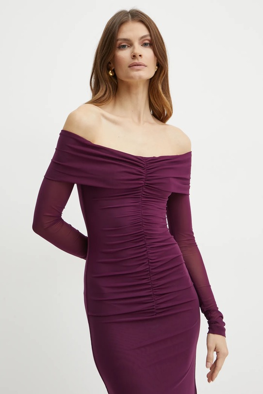Bardot rochie ARTURA violet 59548DB