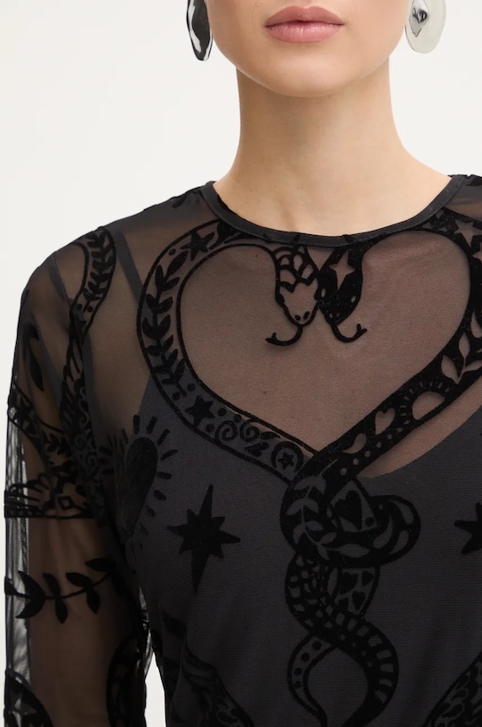 Рокля Never Fully Dressed Swallow Romance Soho NFDDR1571 черен