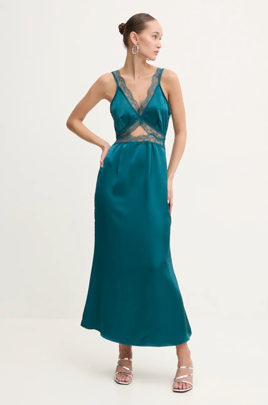 Never Fully Dressed rochie Mimi Dress NFDDR1715 turcoaz AW24