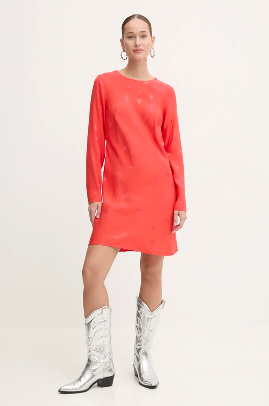 Šaty Never Fully Dressed Mini Soho Dress viskóza červená NFDDR1568