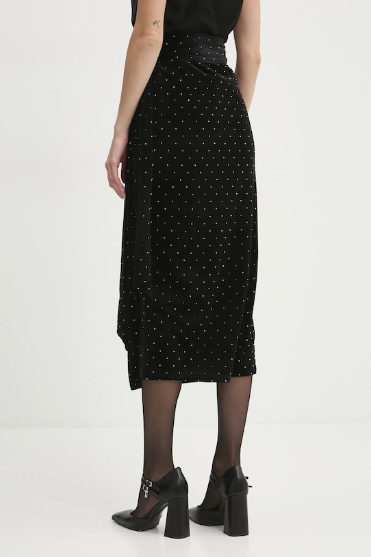 Odzież Never Fully Dressed spódnica welurowa Jaspre NFDSK557 czarny