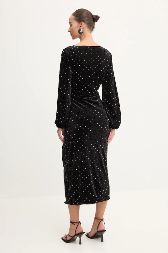 Рокля Never Fully Dressed Midi Vienna NFDDR1677 черен AW24