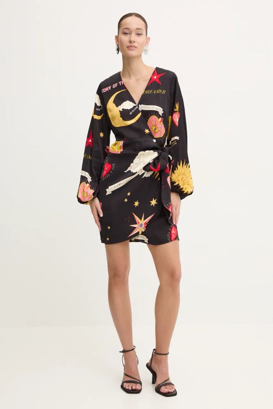 Рокля Never Fully Dressed Mini Vienna NFDDR1711 черен AW24