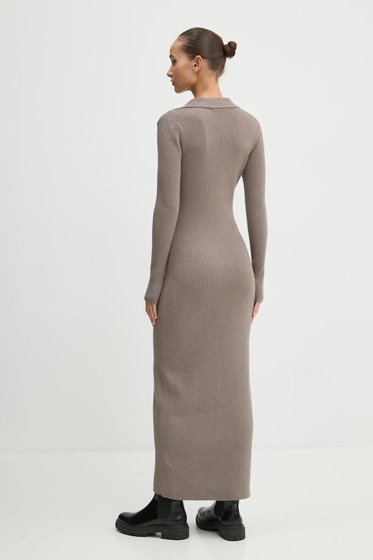 Odzież Abercrombie & Fitch sukienka KI159.4763.481 brązowy