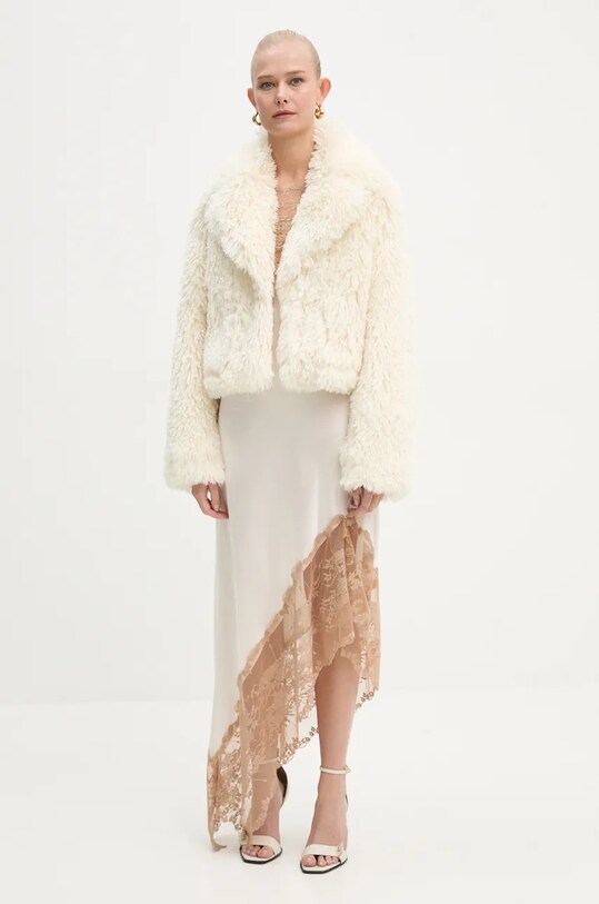 By Malene Birger sukienka LAYNEE Q70365019 beżowy AW24