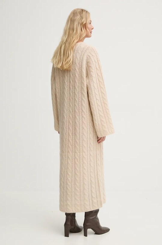 Vlnené šaty By Malene Birger LOVELLA Q72574001 béžová AW24
