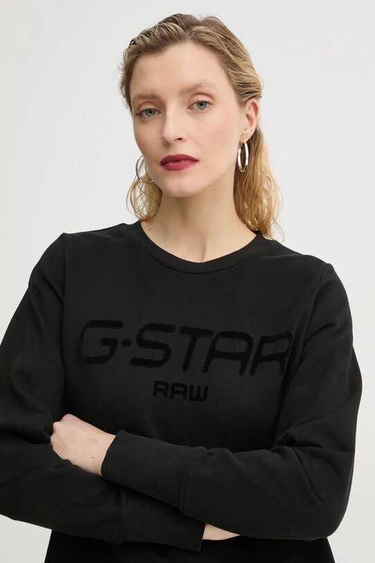 G-Star rochie din bumbac negru D25038.D589