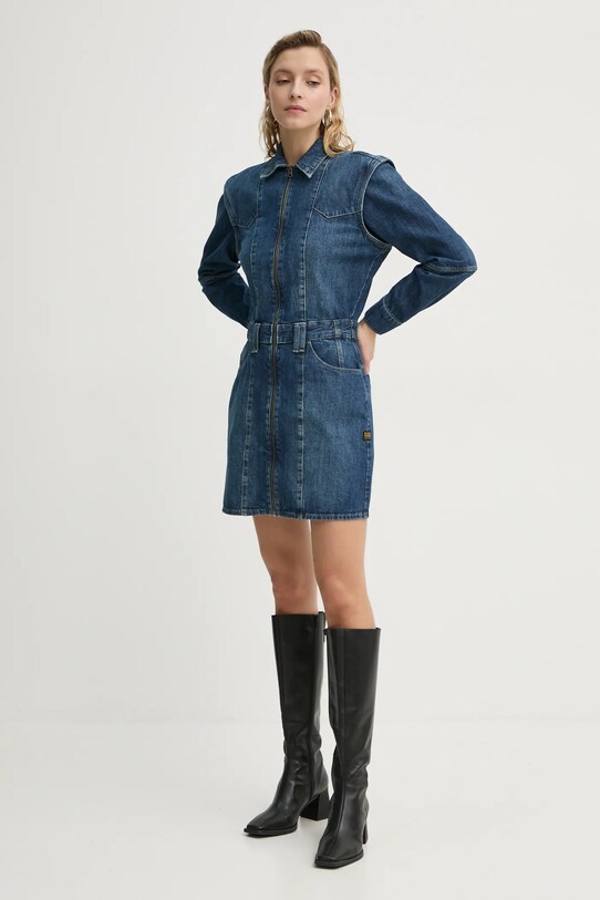 G-Star rochie din denim albastru D25362.D301