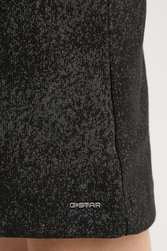 Хлопковое платье G-Star D25042.D799 чёрный