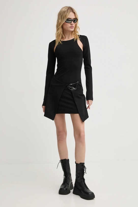 Šaty Heliot Emil AW24.W.11.065.BLK01 čierna AW24