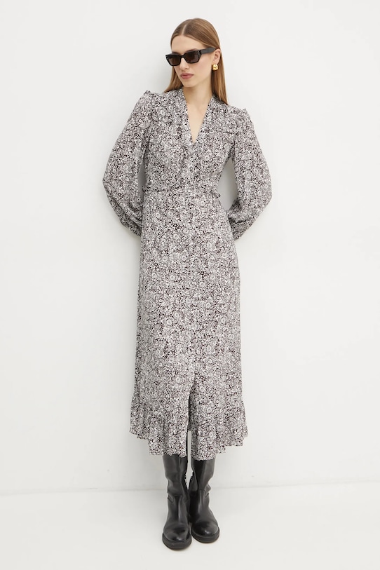 Weekend Max Mara rochie fixat maro 2425226023600