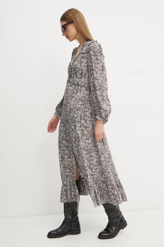 Weekend Max Mara sukienka 2425226023600 brązowy AW24