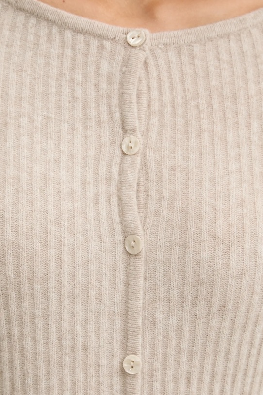 Vlněné šaty Abercrombie & Fitch KI159.5063.180 béžová