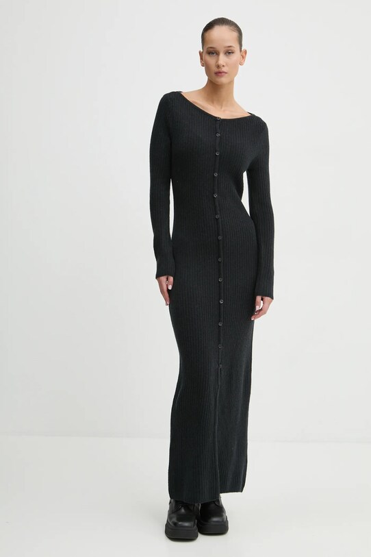 Abercrombie & Fitch sukienka wełniana czarny KI159.5063.900