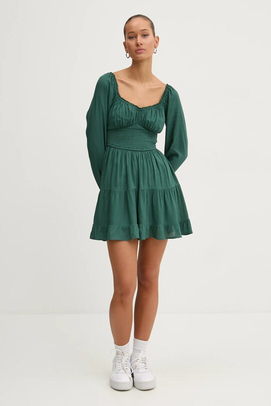 Hollister Co. rochie KI359.4295.300 verde AW24