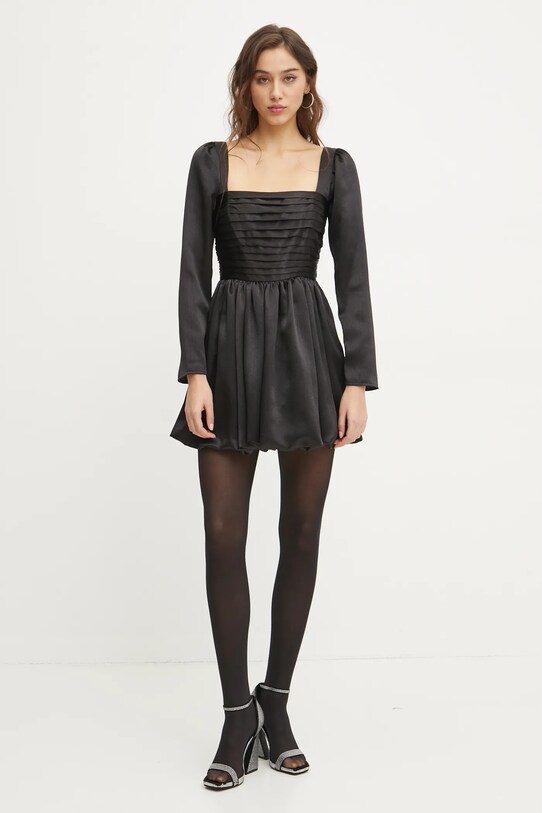 Šaty Abercrombie & Fitch KI159.5085.900 čierna AW24