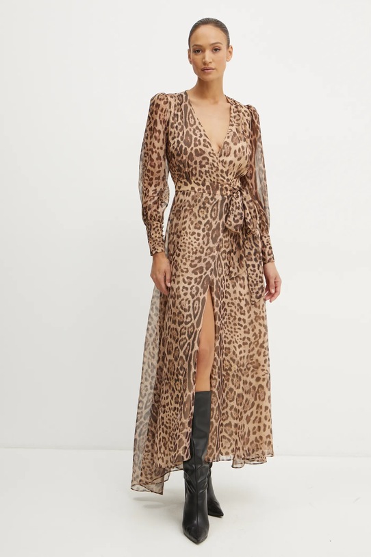 Šaty Bardot LUCIANNA béžová 59537DB1