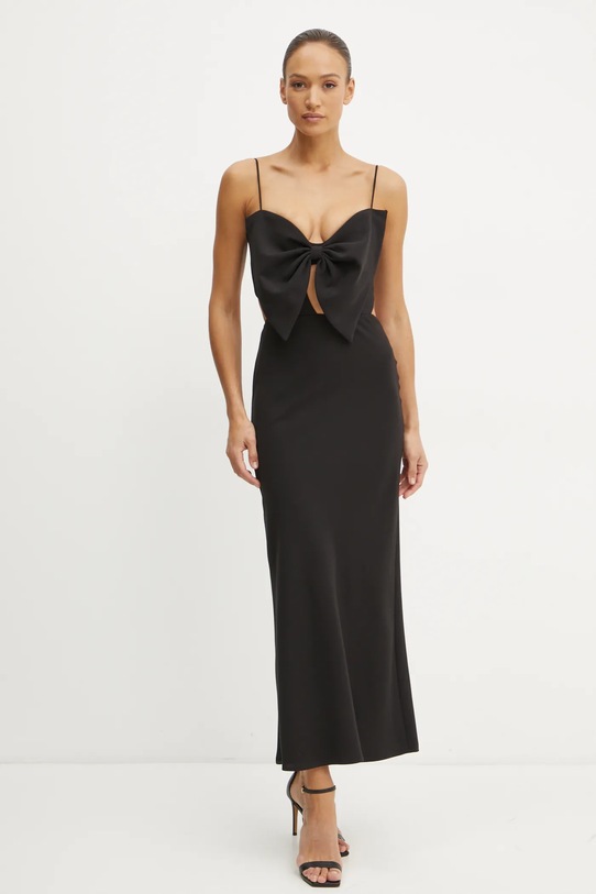 Šaty Bardot PAULA čierna 59621DB