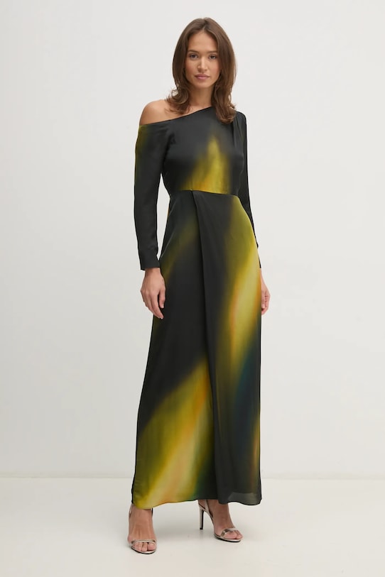 Pedro del Hierro sukienka rozkloszowany zielony 3818456