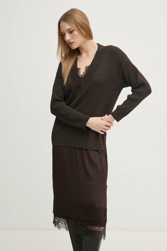 Šaty Pedro del Hierro 6198629 hnedá AW24