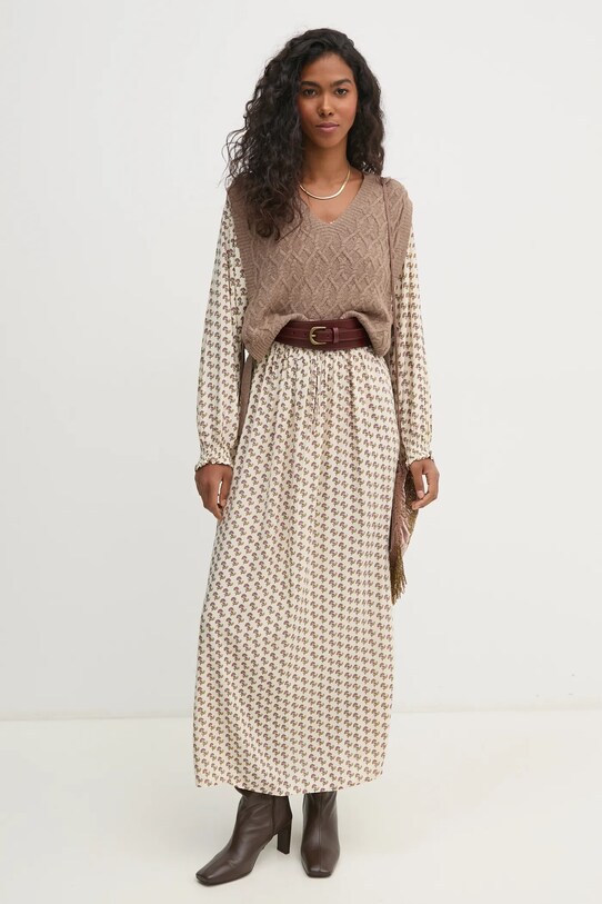 Šaty Hoss Intropia 8228049 béžová AW24