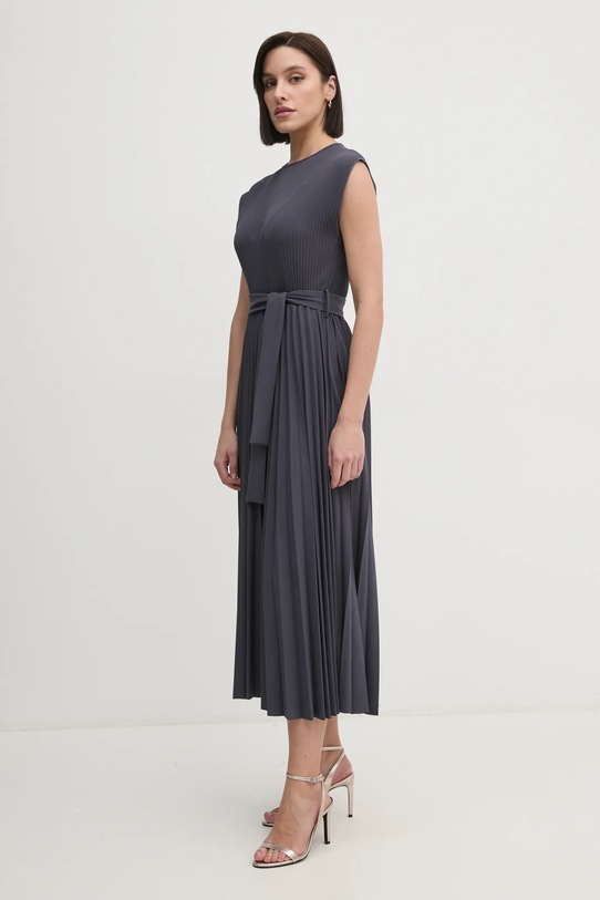 Sandro Ferrone rochie maxi gri S58YBEFLAKE