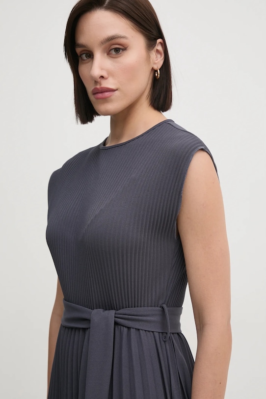 Sandro Ferrone rochie S58YBEFLAKE gri AW24