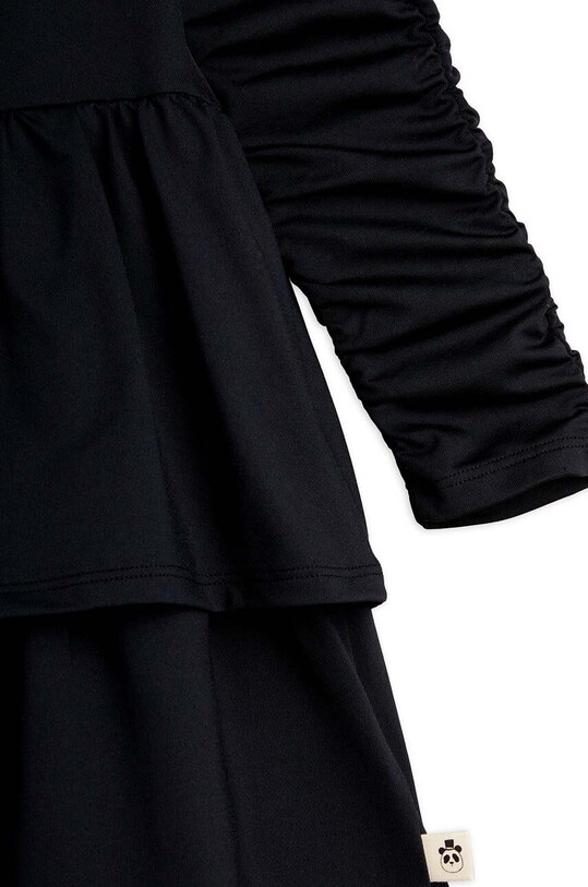 Mini Rodini sukienka dziecięca czarny 2465011099