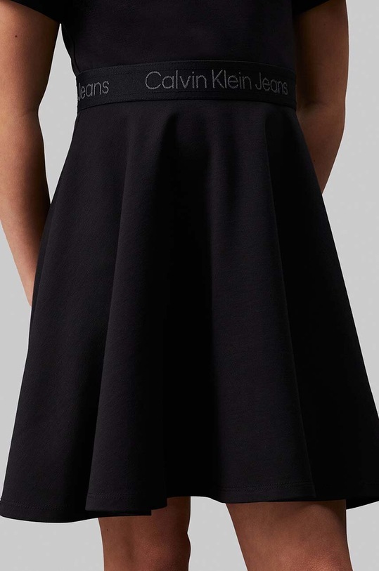 Otroška obleka Calvin Klein Jeans črna IG0IG02584.9BYH.