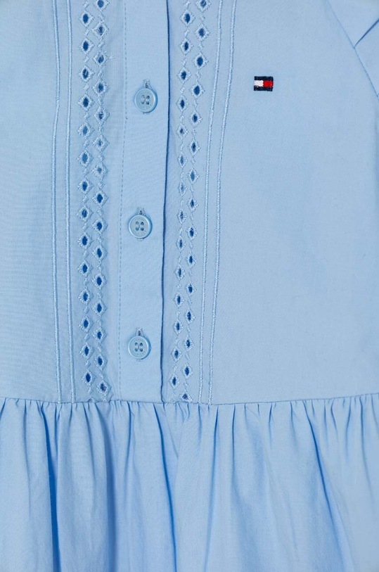 Момиче Детска памучна рокля Tommy Hilfiger KG0KG08022.9BYH.104.122 син