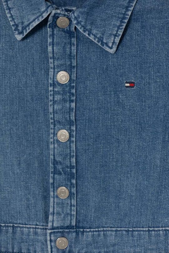 Dziewczynka Tommy Hilfiger sukienka jeansowa dziecięca KG0KG08026.9BYH.128.176 niebieski