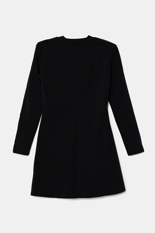 Dječja haljina EA7 Emporio Armani 6DFA02.FJZBZ crna AW24