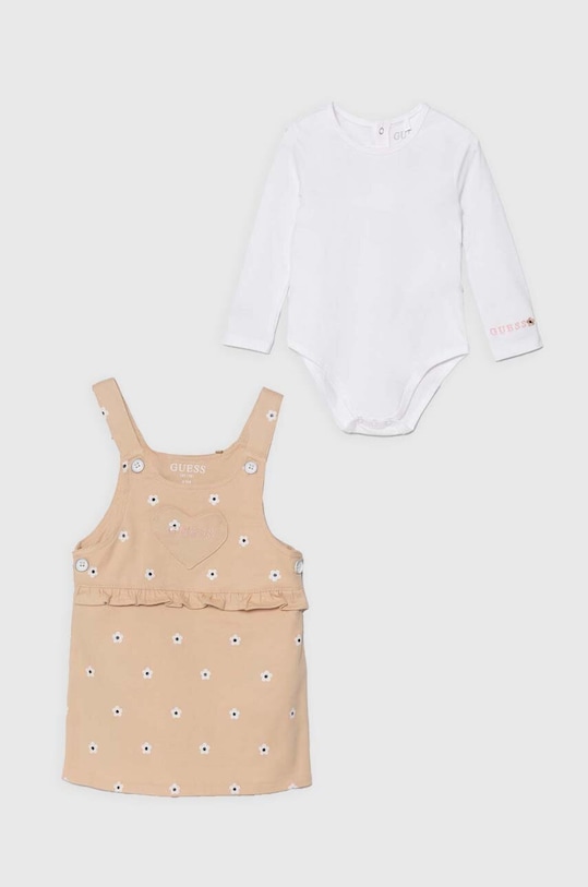Kojenecká sada Guess pletenina béžová A4YG09.K6YW0.9BYH