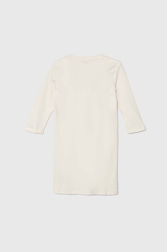Guess sukienka bawełniana dziecięca J3YK13.KA6W4.9BYH beżowy AW24