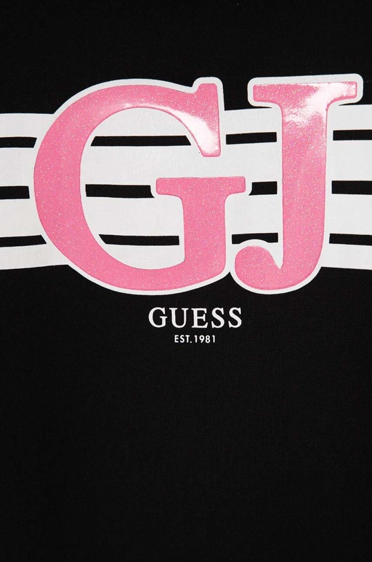 Dziewczynka Guess sukienka bawełniana dziecięca J4YK03.KA6R4.9BYH czarny