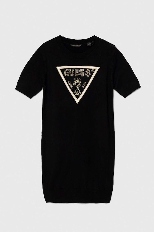 Детска рокля Guess еластичен черен J4YK18.Z2NQ2.9BYH