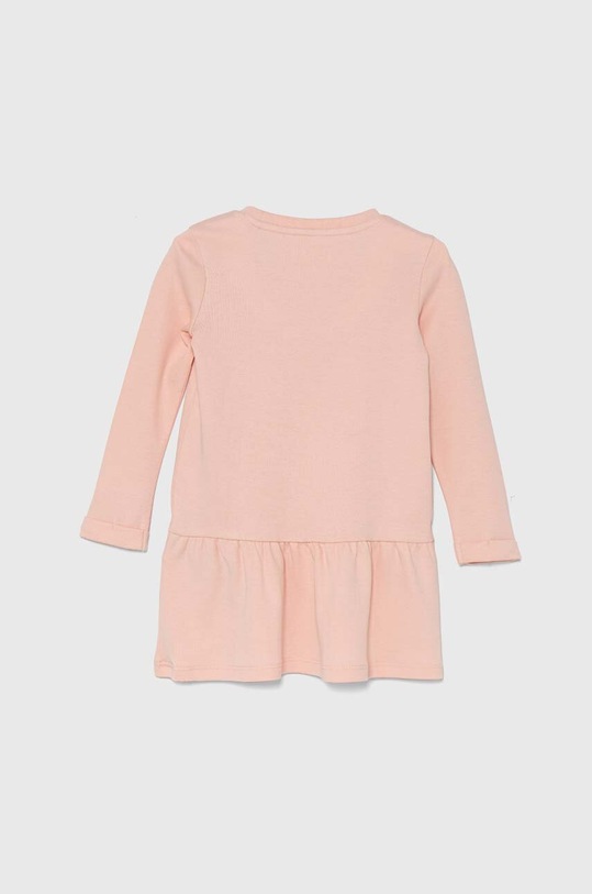 Guess sukienka bawełniana dziecięca K3YK13.KA6W4.9BYH pomarańczowy AW24