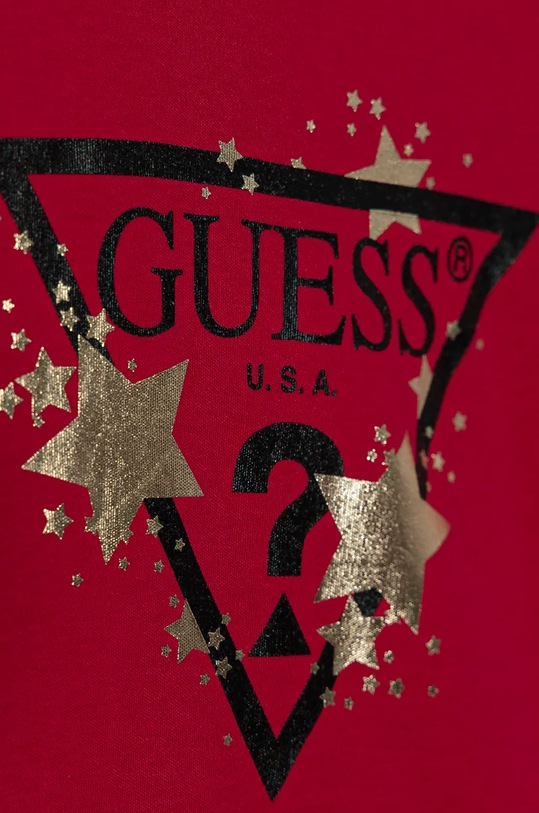 DÍVKA Dětské bavlněné šaty Guess K3YK13.KA6W4.9BYH růžová