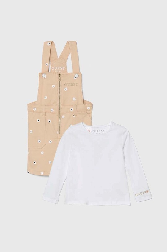 Детский комплект Guess узор белый K4YG02.K6YW0.9BYH
