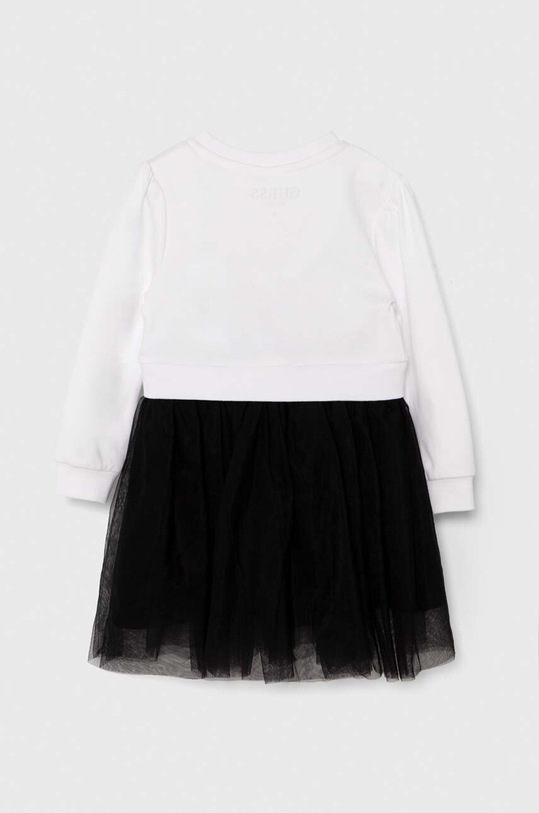 Guess sukienka bawełniana dziecięca K4YK09.KB8R0.9BYH biały AW24