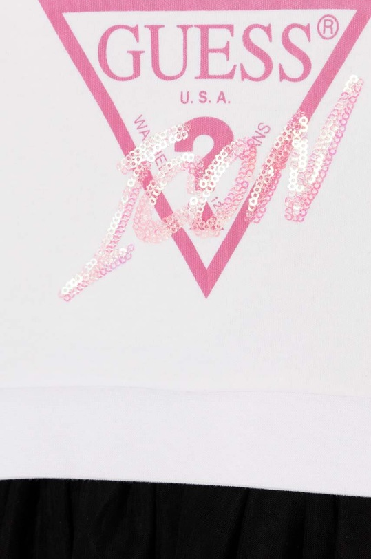Dziewczynka Guess sukienka bawełniana dziecięca K4YK09.KB8R0.9BYH biały